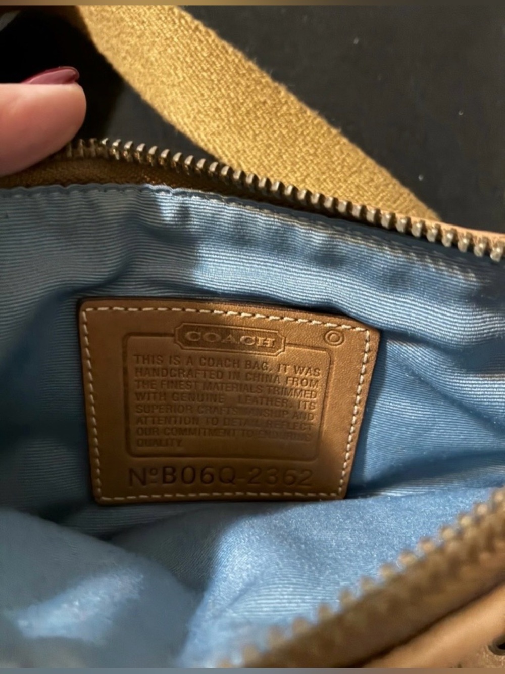 Coach Vintage Patchwork Crossbody Sling Bag in Pink, Yellow, Blue, Brown - Picture 9 of 9